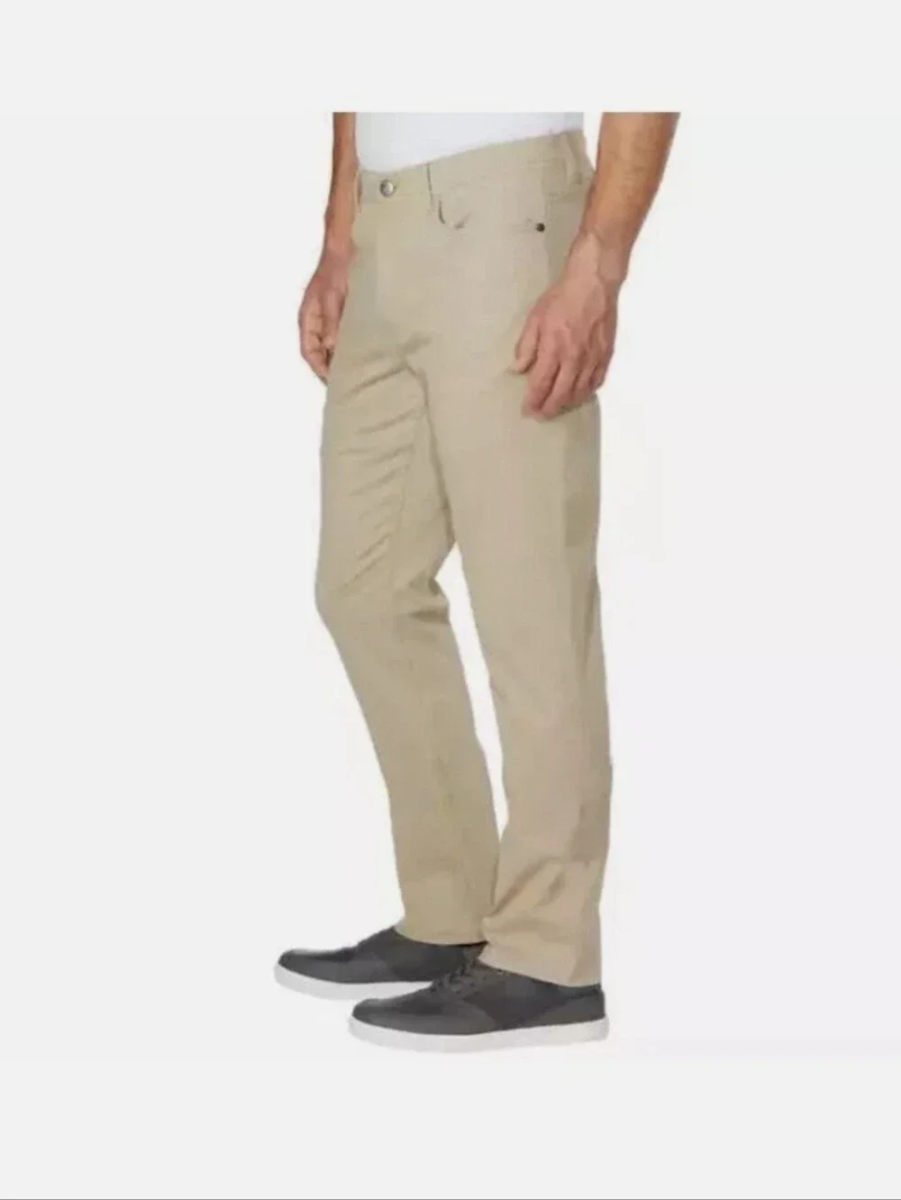 English Laundry Men's 5- Pocket Straight Fit Stretch Pant 40x32 BROWN